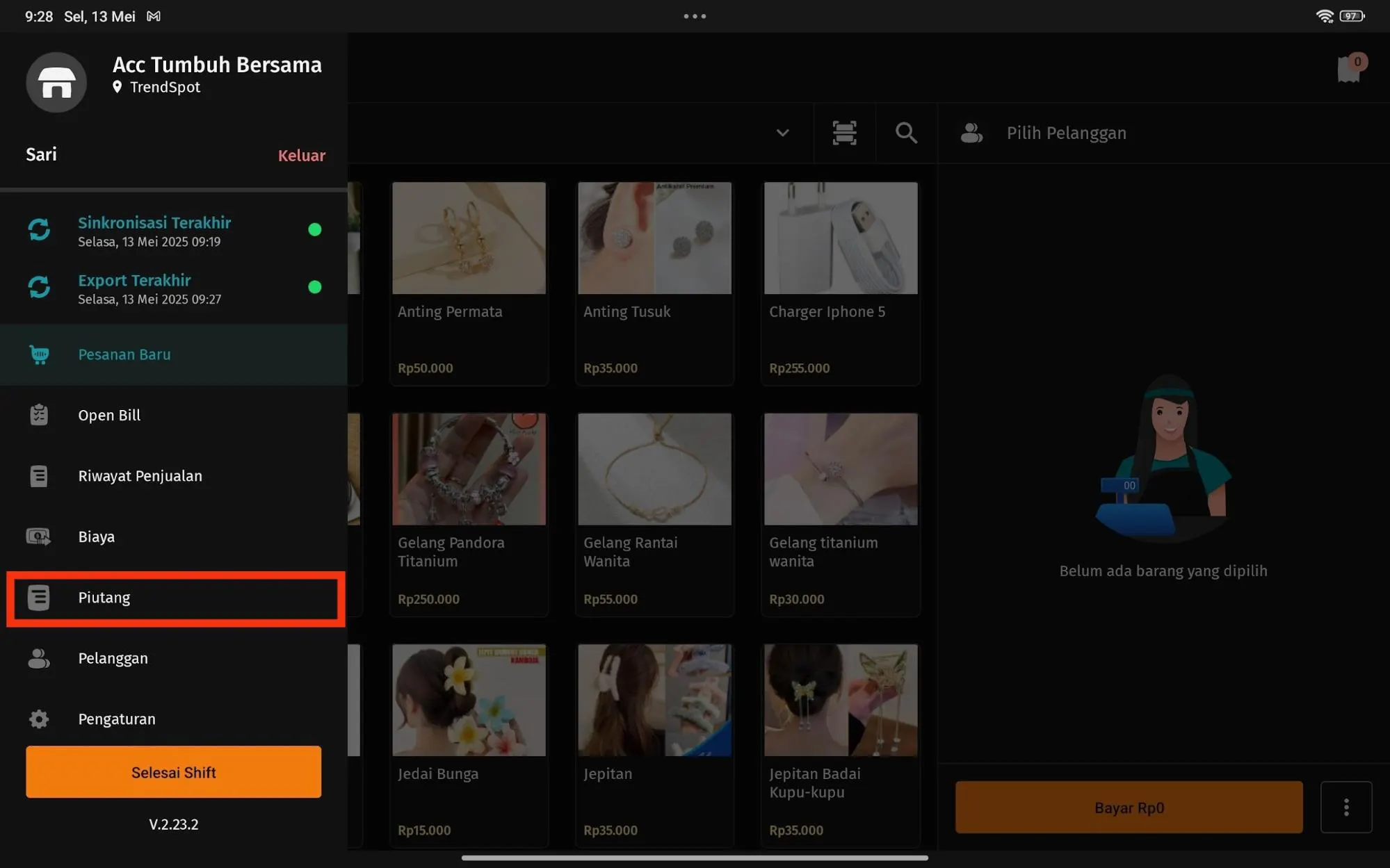 1 Mengirimkan Tagihan Piutang melalui Accurate POS